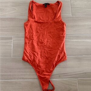 Forever 21 Bright Orange Top